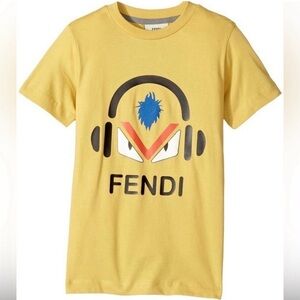 AUTHENTIC FENDI KIDS 6 iconic monster t shirt